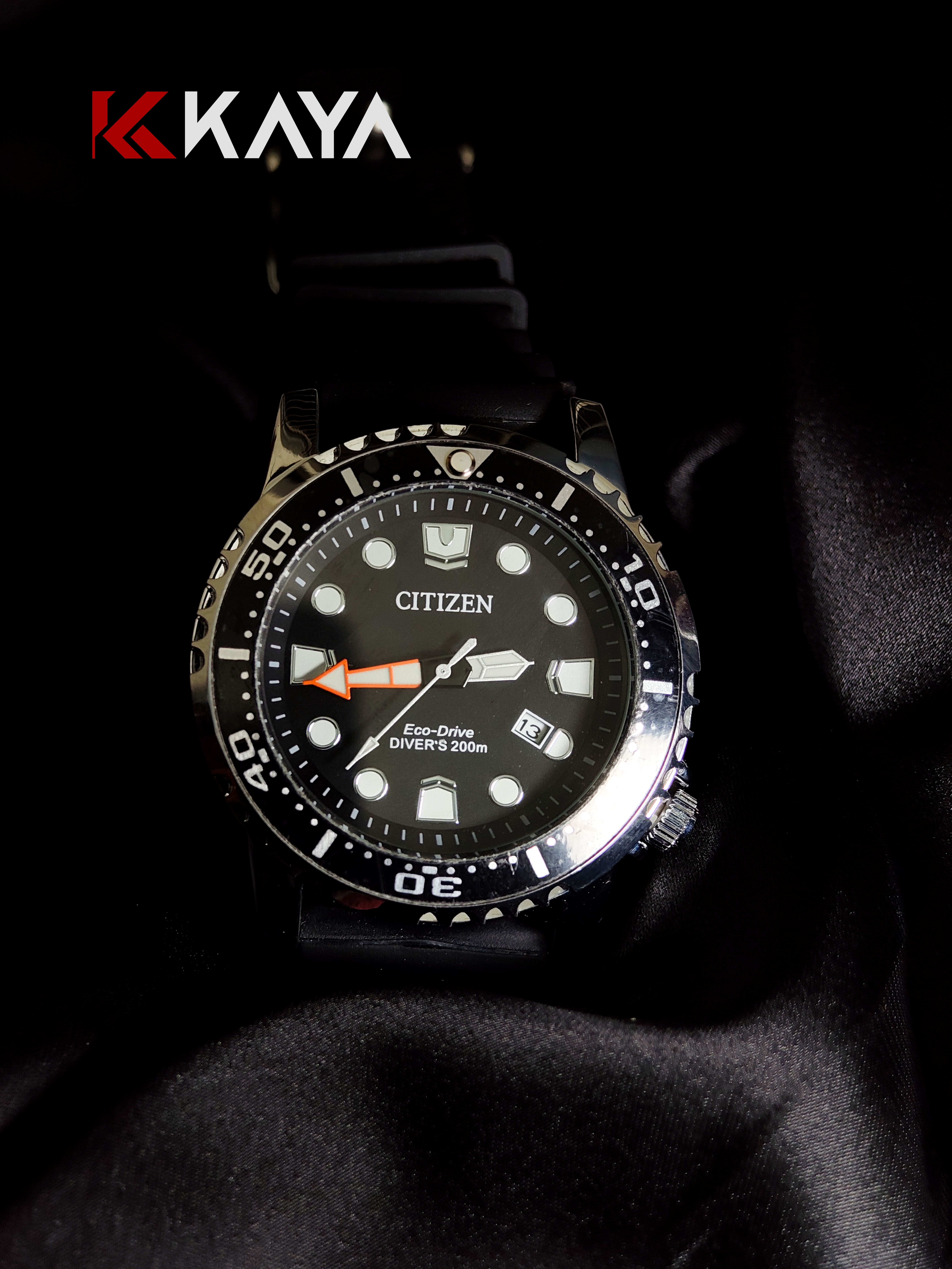 Premium Citizen Promaster Automatic Diver – Classic Black Dial – Stainless Steel